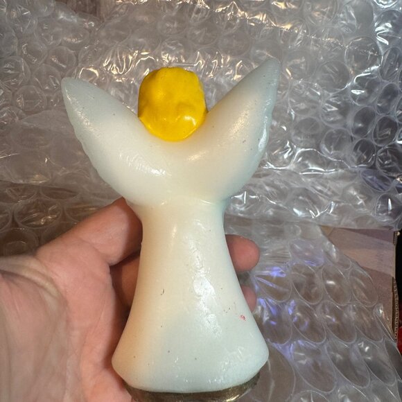The Vermont Country Store Vintage Angel Candle 3.5" x 5.5" Made in China - Picture 5 of 11
